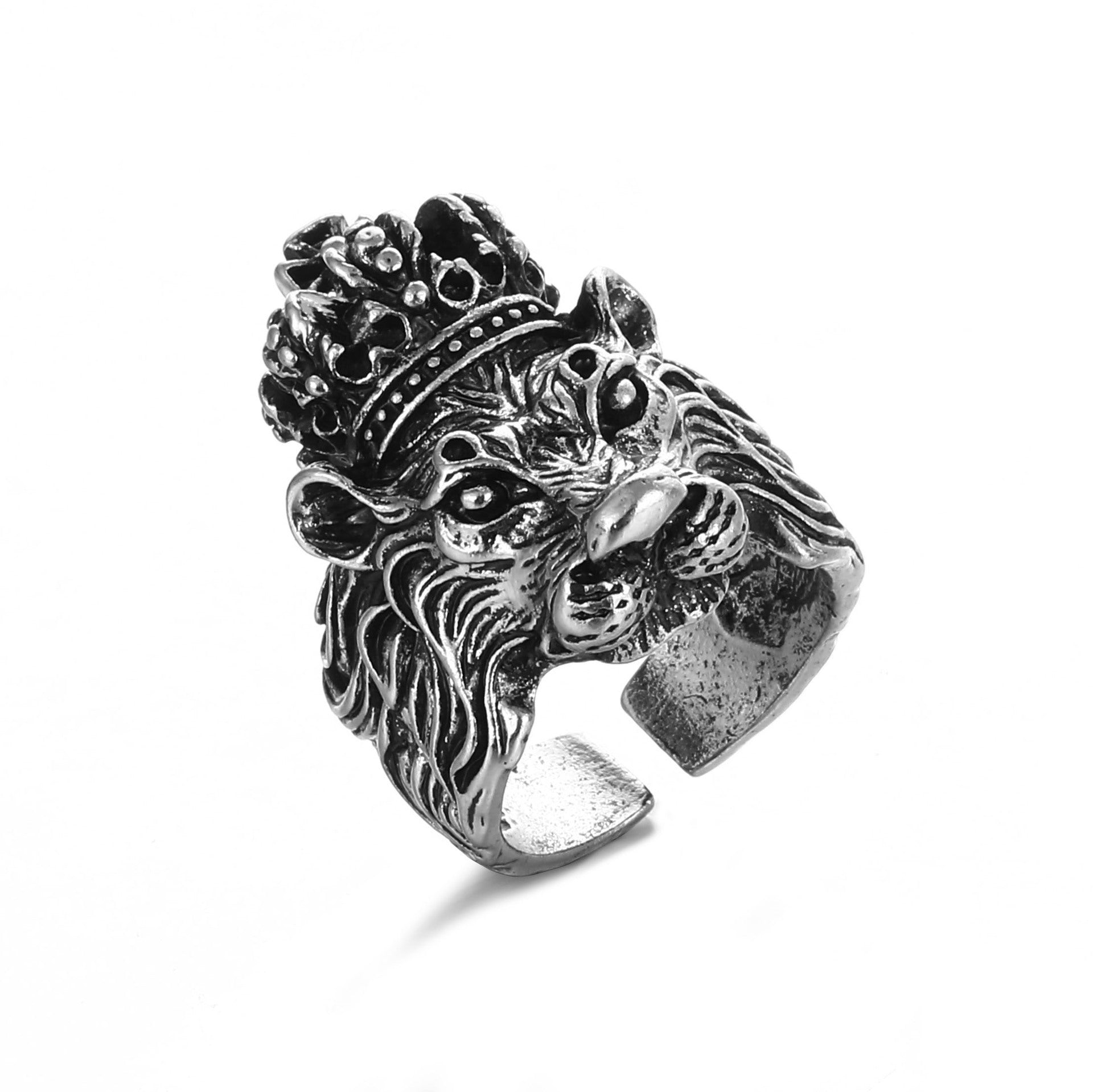 Wholesale Gothic Punk Exaggeration Alloy Adjustable Rings